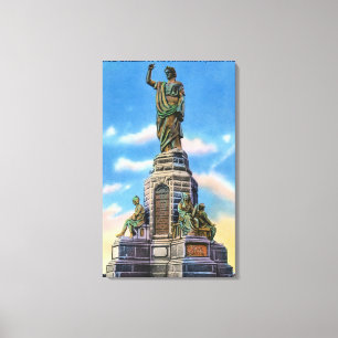 View of Nat'l Monument to US Forefathers Canvas Print