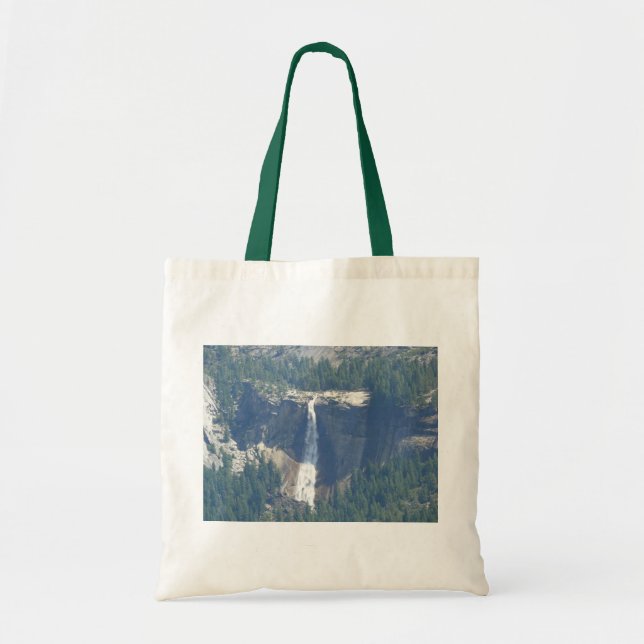 View of Nevada Falls from Glacier Point, CA Tote Bag (Front)