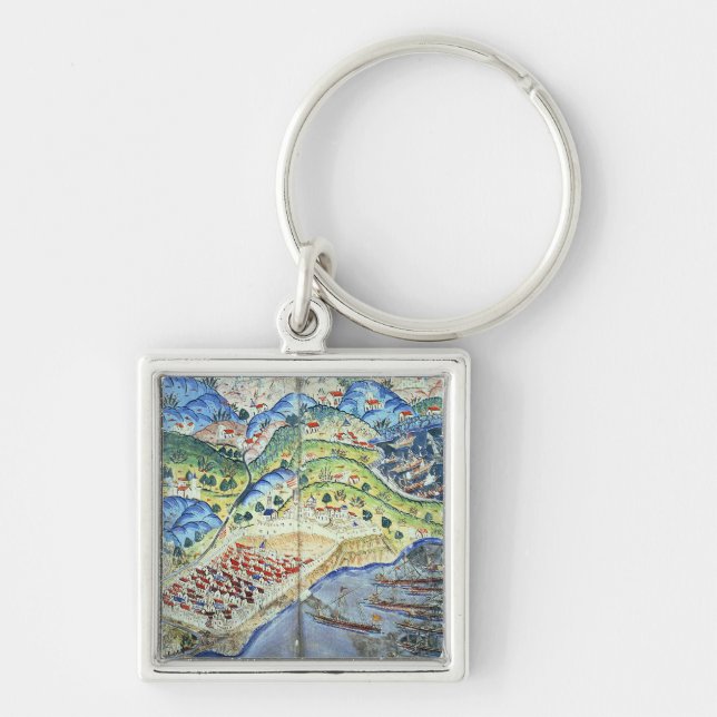 View of Nice, from the 'Suleymanname' Key Ring (Front)