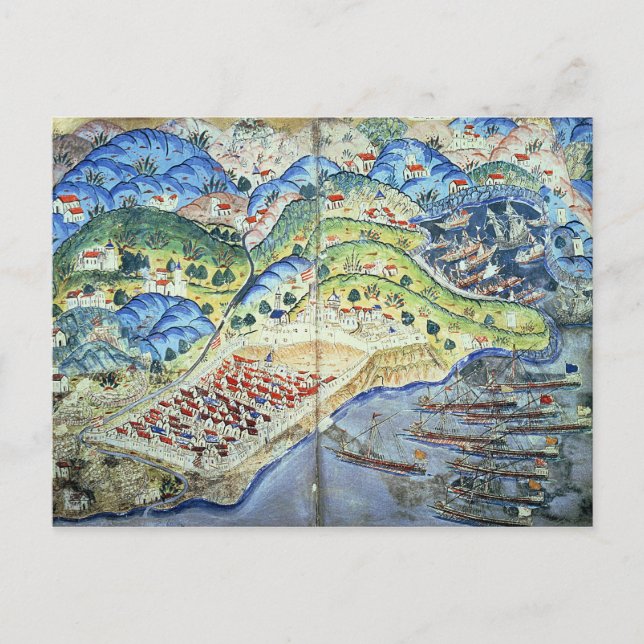 View of Nice, from the 'Suleymanname' Postcard (Front)