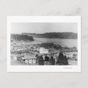View of North Bend, Oregon Photograph Postcard