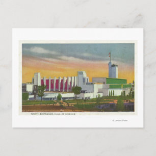 View of North Entrance, Hall of Science Postcard