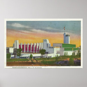 View of North Entrance, Hall of Science Poster
