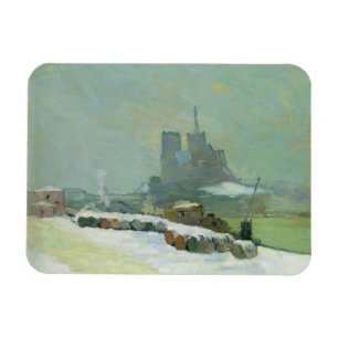 View of Notre Dame, 1894 (oil on canvas) Magnet
