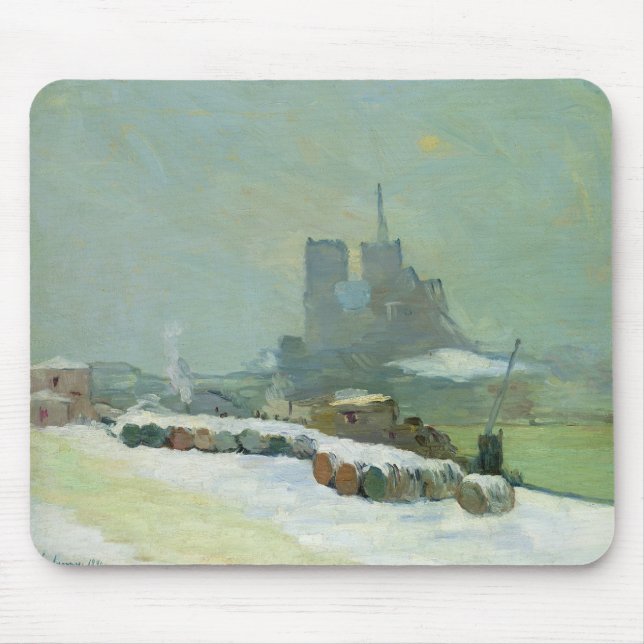View of Notre Dame, 1894 (oil on canvas) Mouse Mat (Front)
