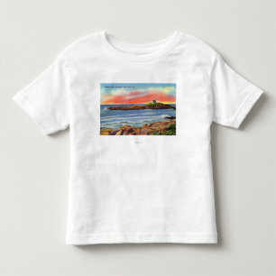 View of Nubble Island and the Lighthouse Toddler T-Shirt