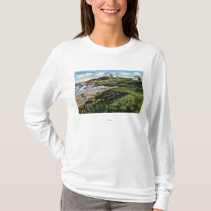 View of Nubble Lighthouse from York Beach T-Shirt