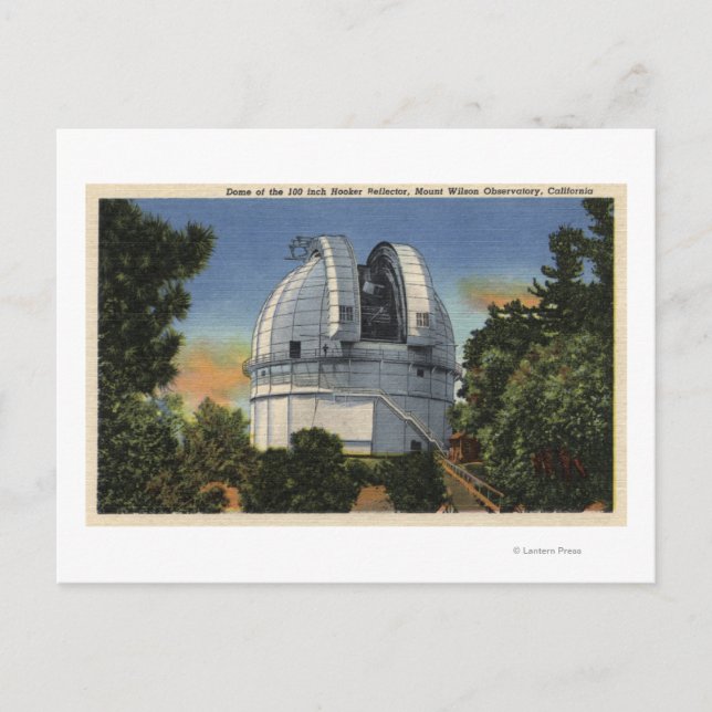 View of Observatory & Telescope Dome Postcard (Front)
