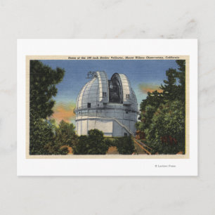 View of Observatory & Telescope Dome Postcard