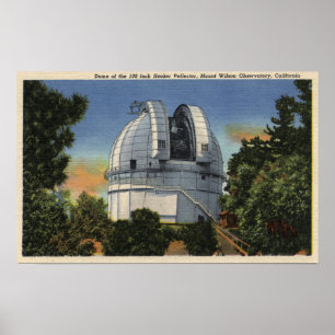 View of Observatory & Telescope Dome Poster
