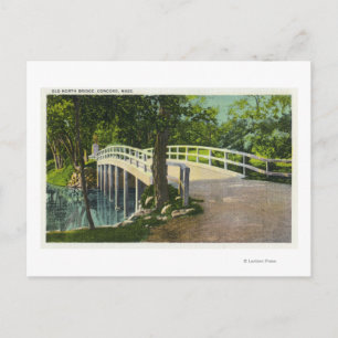 View of Old North Bridge Postcard