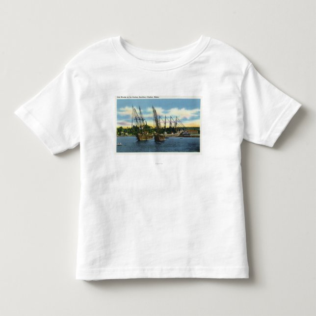 View of Old Shipwrecks in the Harbour Toddler T-Shirt (Front)