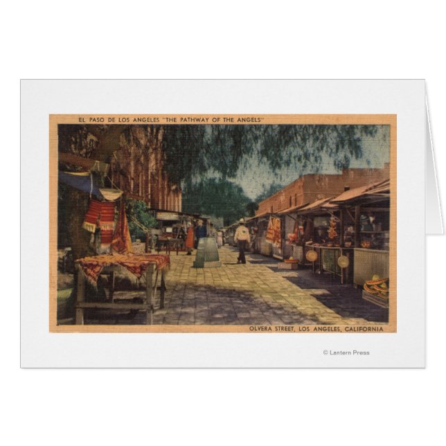 View of Olvera St. (El Paso de Los Angeles) (Front Horizontal)
