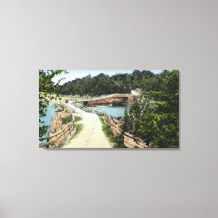 View of Orr's Island Bridge Canvas Print