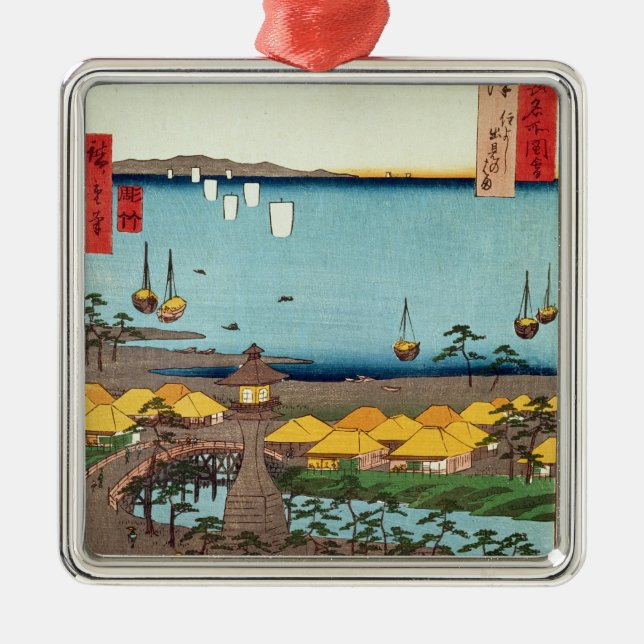 View of Osaka Metal Tree Decoration (Front)