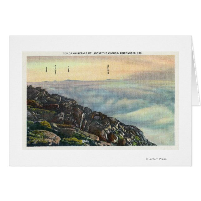 View of Other Adirondack Mts above the Clouds (Front Horizontal)