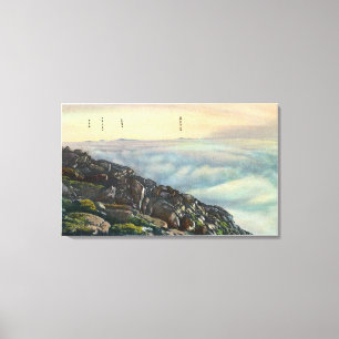 View of Other Adirondack Mts above the Clouds Canvas Print