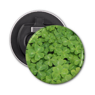View of Oxalis Oregana wood Sorrel Foliage Bottle Opener