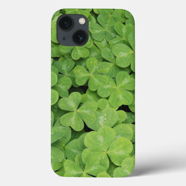 View of Oxalis Oregana wood Sorrel Foliage Case-Mate iPhone Case (Back)