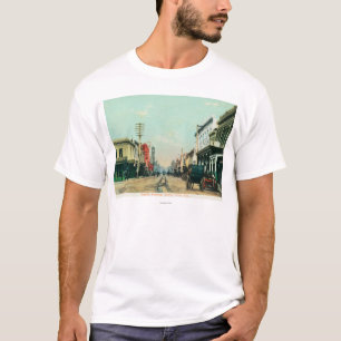 View of Pacific AvenueSanta Cruz, CA T-Shirt