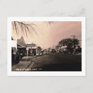 View of Palm Springs, California Vintage Postcard