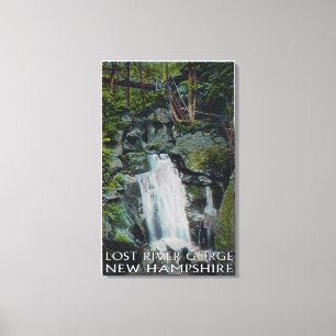 View of Paradise Falls Canvas Print