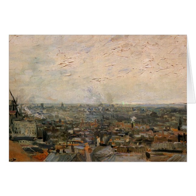 View of paris from Montmarte by Vincent van Gogh (Front Horizontal)