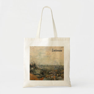 View of Paris from Montmartre by Vincent van Gogh Tote Bag