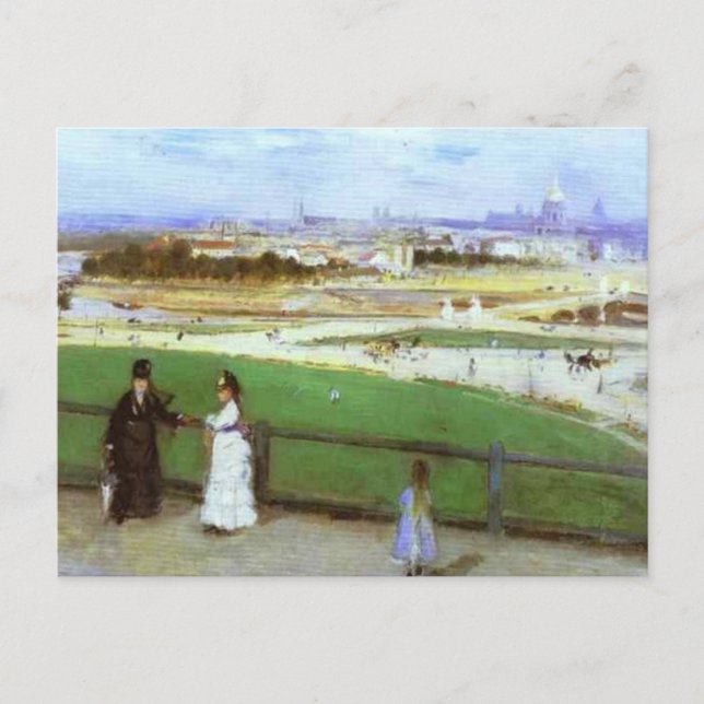 View of Paris from the Torcadero Postcard (Front)