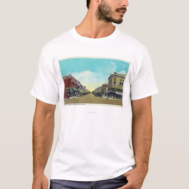 View of Park Avenue Idaho Falls, ID T-Shirt (Front)
