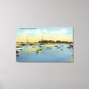 View of Perkins Cove Canvas Print