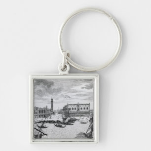 View of Piazza San Marco from the Bacino, Venice Key Ring