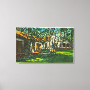 View of Pioneer Town at Big Trees Park Canvas Print