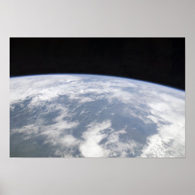 View of planet Earth from space Poster (Front)