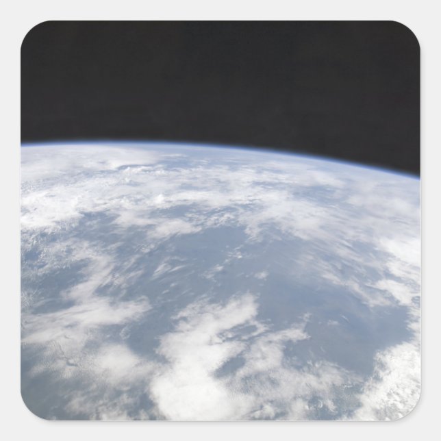 View of planet Earth from space Square Sticker (Front)