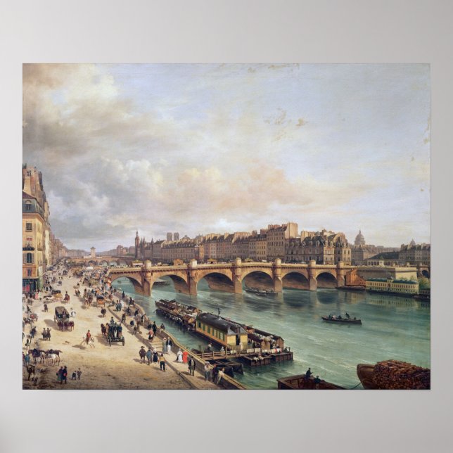 View of Pont Neuf, 1832 Poster (Front)