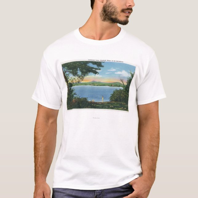 View of Pontoosuc Lake T-Shirt (Front)