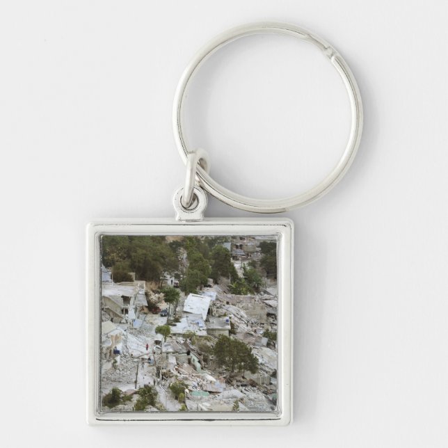 View of Port-au-Prince, Haiti Key Ring (Front)