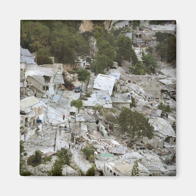 View of Port-au-Prince, Haiti Magnet (Front)