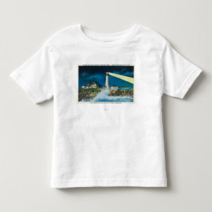 View of Portland Head Lighthouse on Casco Bay Toddler T-Shirt