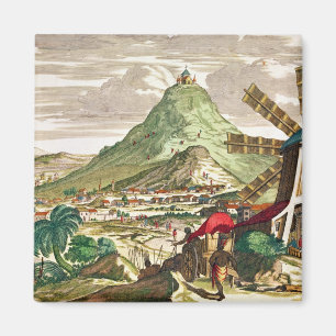 View of Potosi in Bolivia Magnet