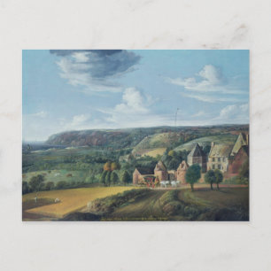 View of Potrel Manor, near Dragey in Normandy Postcard