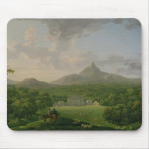 View of Powerscourt, County Wicklow, c.1760-2 (oil Mouse Mat
