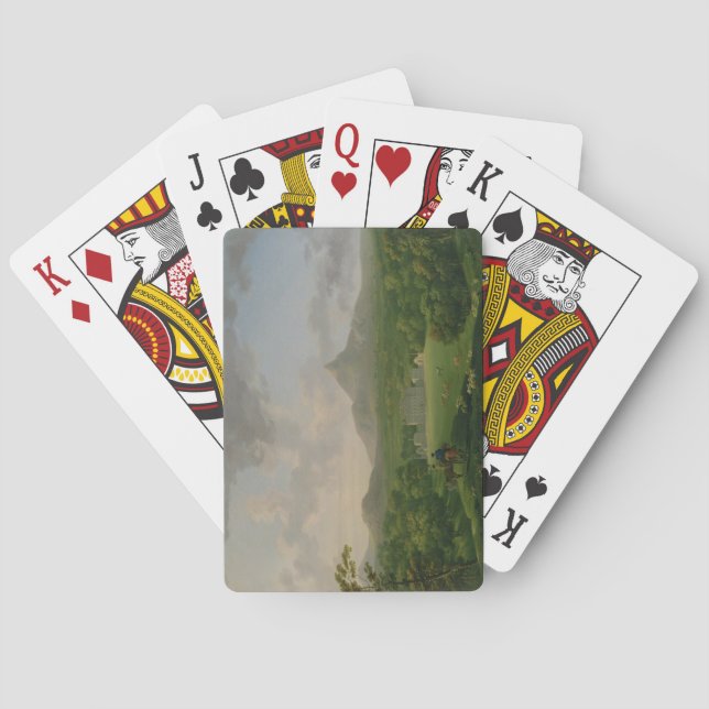 View of Powerscourt, County Wicklow, c.1760-2 (oil Playing Cards (Back)