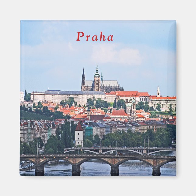 View of Prague from the Vyšehrad Fortress. Magnet (Front)