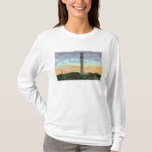 View of Provincetown Pilgrim Memorial Monument T-Shirt