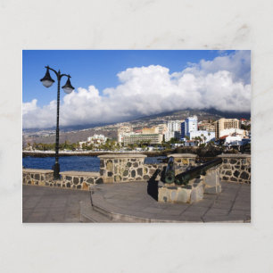 View of Puerto de la Cruz from Plaza de Europa Postcard