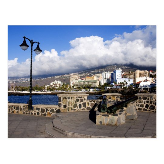 View of Puerto de la Cruz from Plaza de Europa Postcard