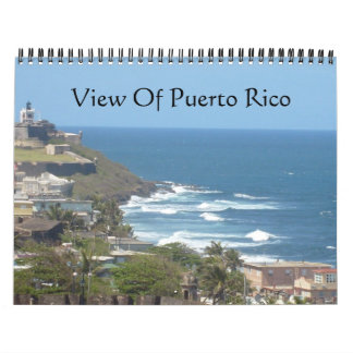 View Of Puerto Rico Calendar