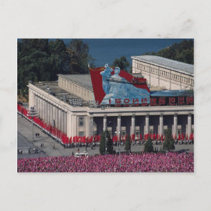 View of Pyongyang, from the Grand People's study h Postcard